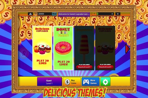 Sweet Vanilla Cupcake - HD Casino Dessert Slot Games! screenshot 2