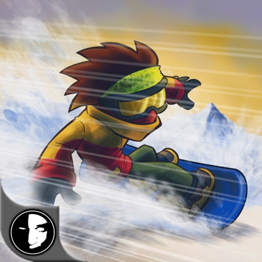 DownHill Racing - Crazy Winter Snowboard Race icon