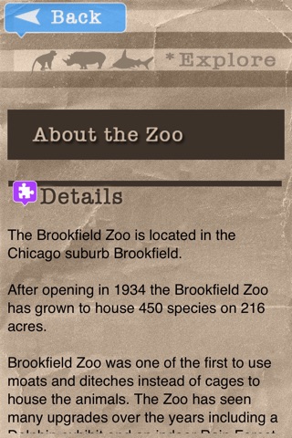 Zoo Explorer - Brookfield Zoo screenshot 3