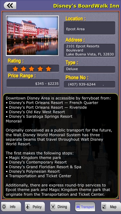Offline Travel Guide Disney World screenshot-4