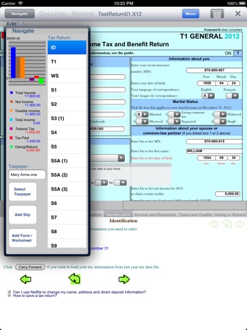 TaxFreeway 2012 screenshot 2