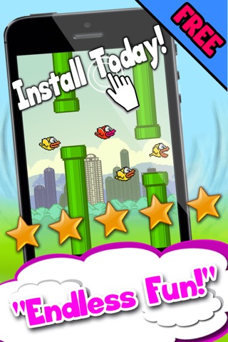 Squishy Flappy Wings - Great Tiny Bird Toy In A Smash-hit Story screenshot 3