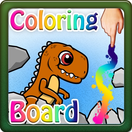 Coloring Board - Coloring for kids - Dinosaurs Icon