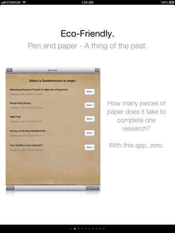Surveys for iPad screenshot 2