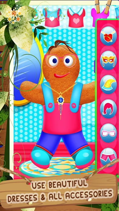 How to cancel & delete Gingerbread Man Dress Up Mania - Free Addictive Fun Christmas Games for Kids, Boys and Girls from iphone & ipad 2
