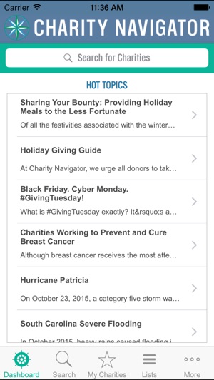 Charity Navigator(圖5)-速報App