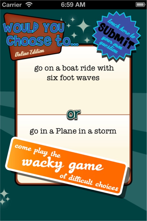 Would You Choose ... Online - A Rather Fun Party Game