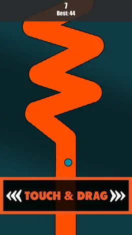 Game screenshot Keep Blue Ball In Orange Line apk