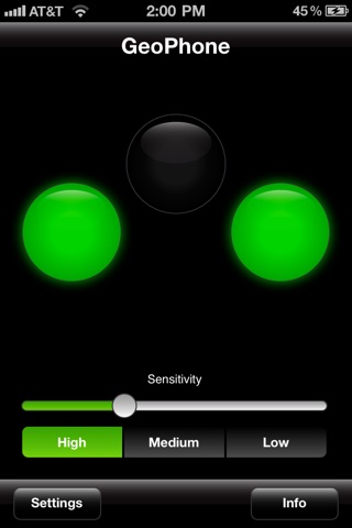 GeoPhone Vibration Detector screenshot 3