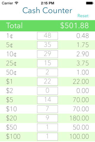 Cash Counter Lite screenshot 3
