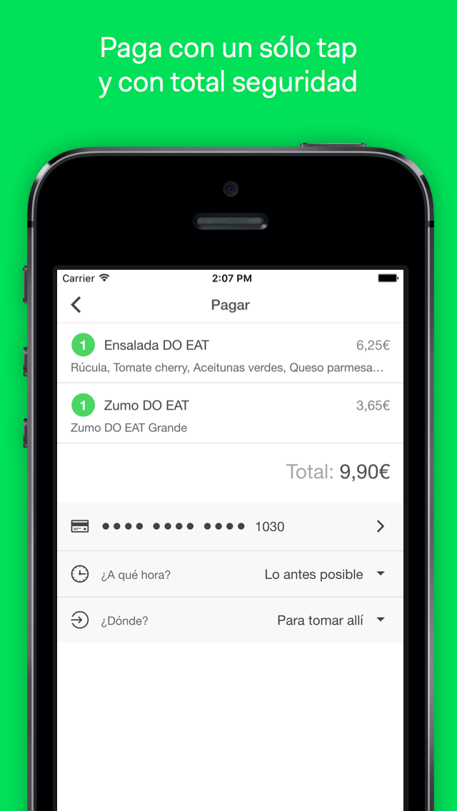 Prior - pide y paga desde el móvil