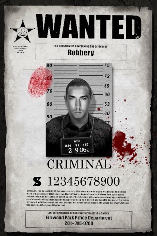 i,WANTED PRO - Most Wanted Poster Editor : Reward Hunt screenshot 3