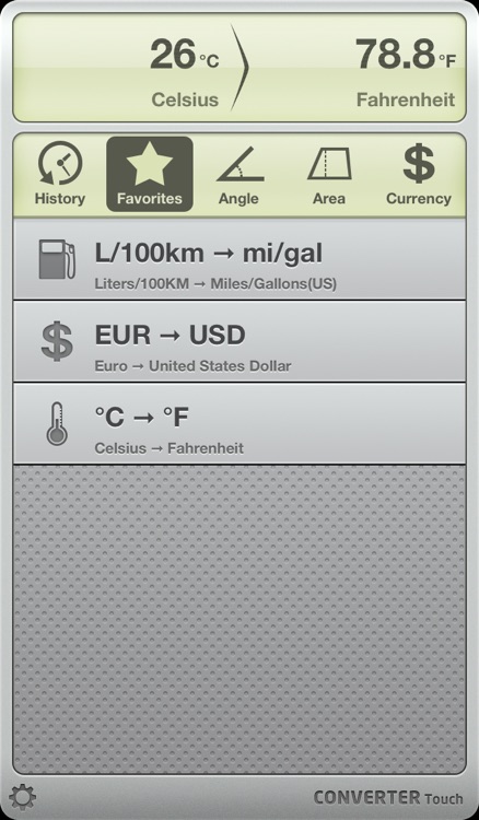 Converter Touch ~ Fastest Unit and Currency Converter