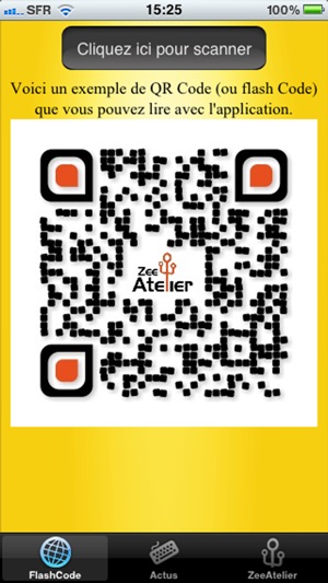 ZeeAtelier Lecteur de QRcode(圖1)-速報App