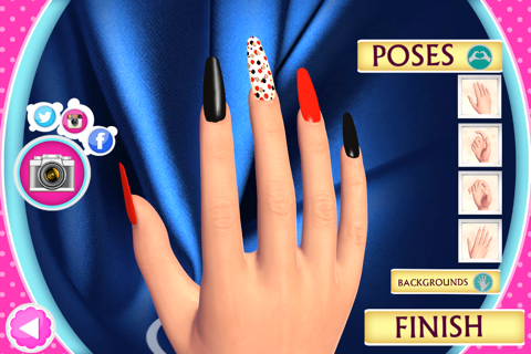 3D Nail Salon: Fancy Nails Spa Game for Girls to Make Cute Nail Designs screenshot 3