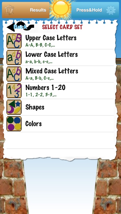 Letters, Numbers, Shapes and Colors Card Matching Game