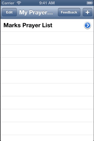 My Prayer List screenshot 2