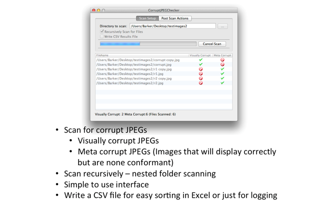 Corrupt JPEG Checker(圖1)-速報App