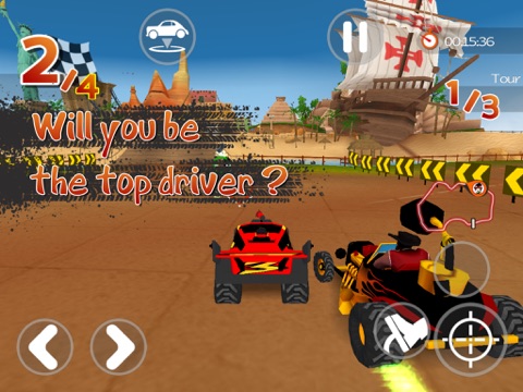 Racers Islands - Drive, Shoot, Win! screenshot 2