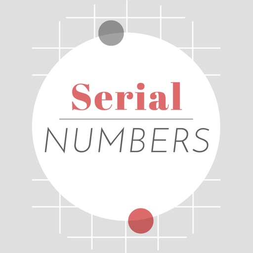 Serial Numbers iOS App