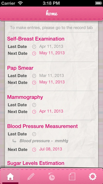 Women's Health Screening