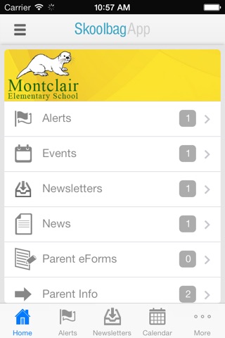 Montclair Elementary School - SkoolbagApp screenshot 2