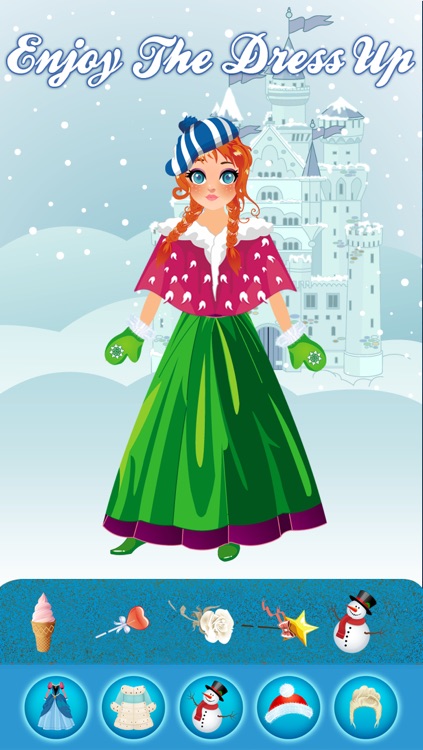 Magic Snow Queen Ice Princess Fashion Castle Game - Free Girls Edition