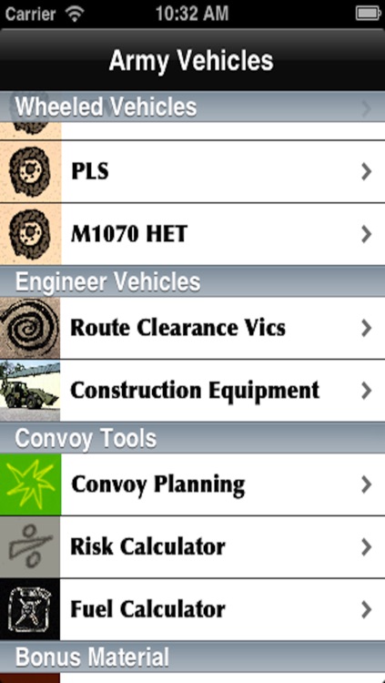 Army Vehicles & Convoys