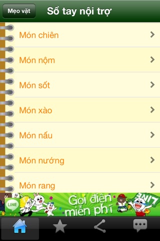 Sổ Tay Nội Trợ screenshot 2