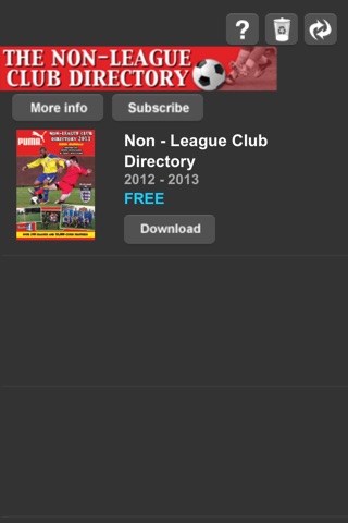 Non-League Club Directory screenshot 2