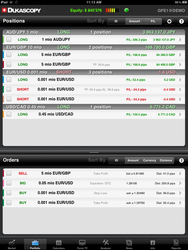 JForex HD screenshot 2