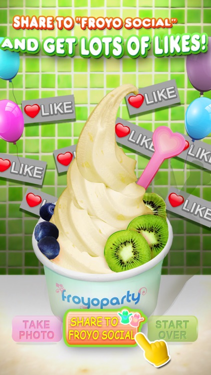 Froyo Party! FREE (Make Frozen Yogurt HD)