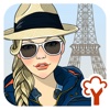 Walks in Paris Dressup and Makeover game