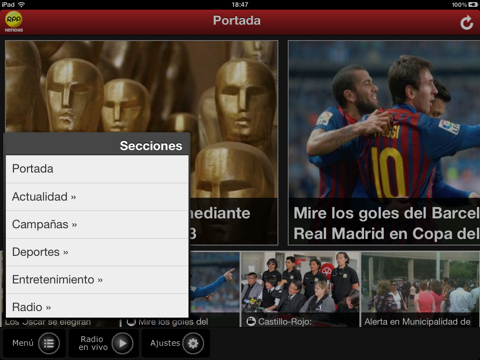 RPP Noticias para iPad screenshot 2