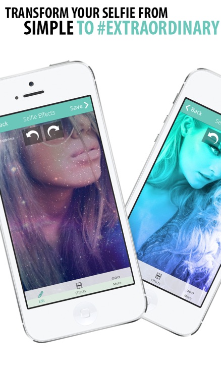 Selfie Effects - Apply Galaxy, Bokeh, Hearts And Ombre Overlays To Your Photos