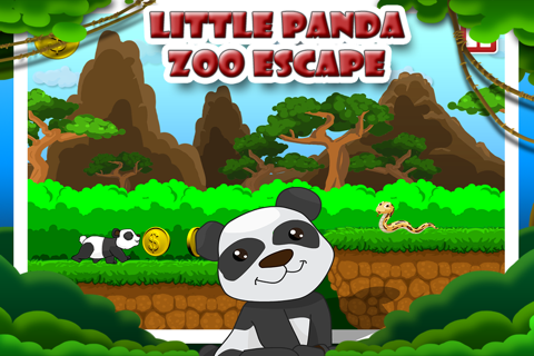 Little running Panda Zoo Escape screenshot 3