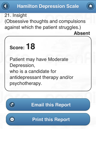 Hamilton Depression Scale Lite screenshot 4