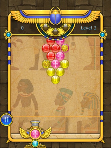 Bubble Egypt HD screenshot 3