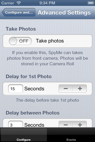 SpyMe screenshot 2