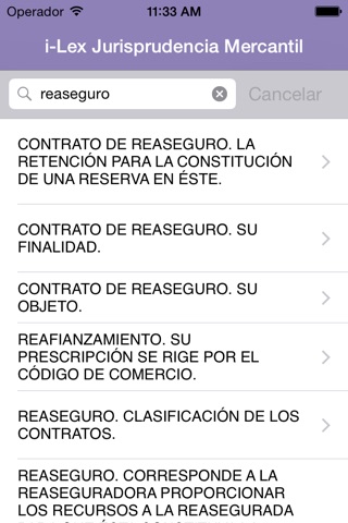 i-Lex Jurisprudencia Mercantil screenshot 3