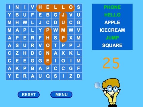 Word Search Minute for iPad screenshot 3