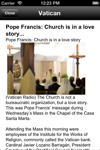 Messages from the Pope - Catolicapp.org screenshot 4