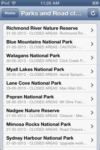 NSW Alerts screenshot 2