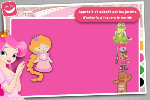 Free Kids Puzzle Teach me Princesses for girls, discover pink pony’s, fairy tales and the magical princess world screenshot 4