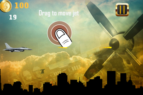 War Jet Dogfights in the Sky: Free Combat Shooting Game screenshot 2