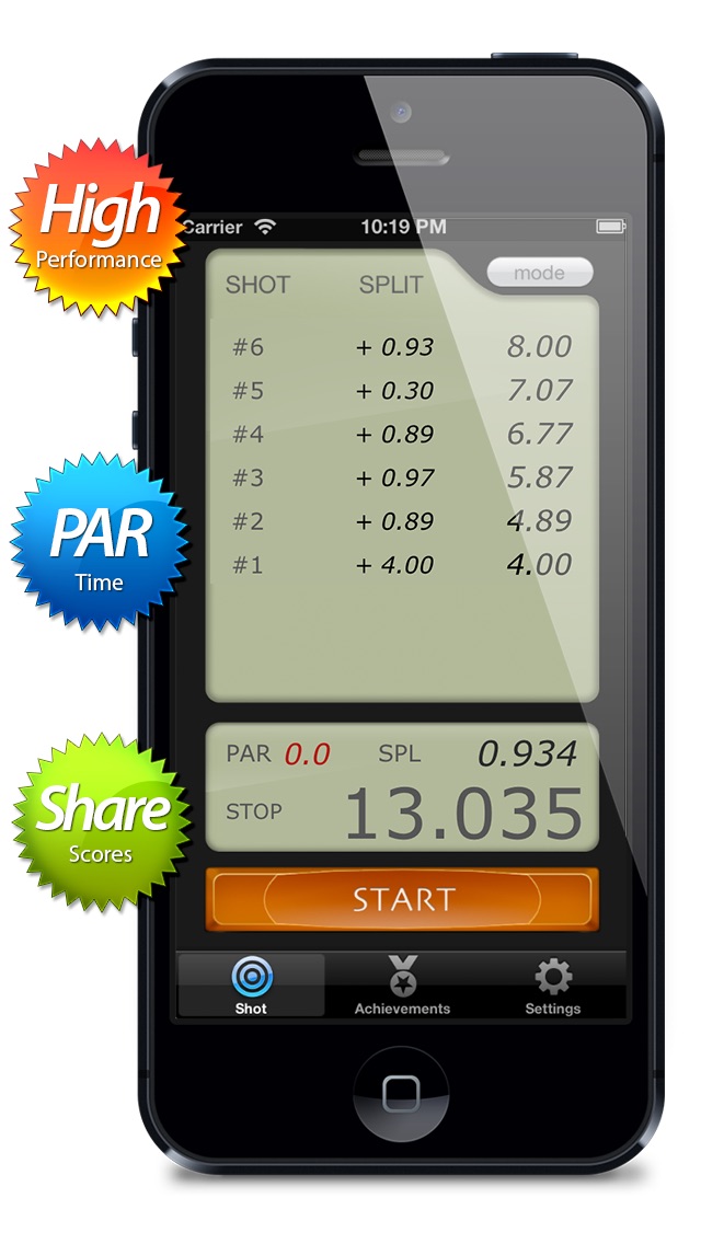 AIPSC Shot Timer (High performance shot timer) Screenshot 1