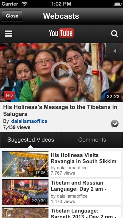 Messages from the Dalai Lama