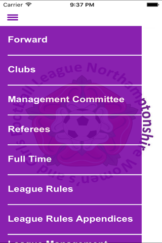 Northamptonshire Women's and Girl's Football League screenshot 2