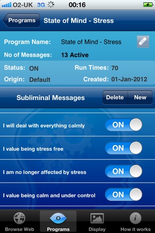 Stress and Anger Control with Subliminal Messages screenshot 2