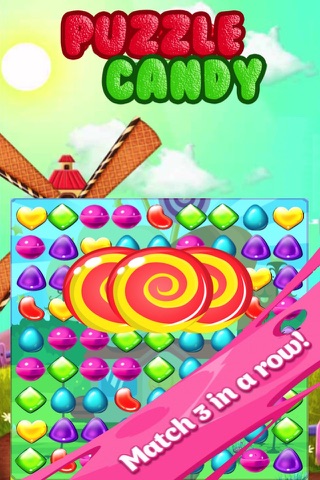 Puzzle Candy World-The best free match 3 puzzle game for kids and girls screenshot 2